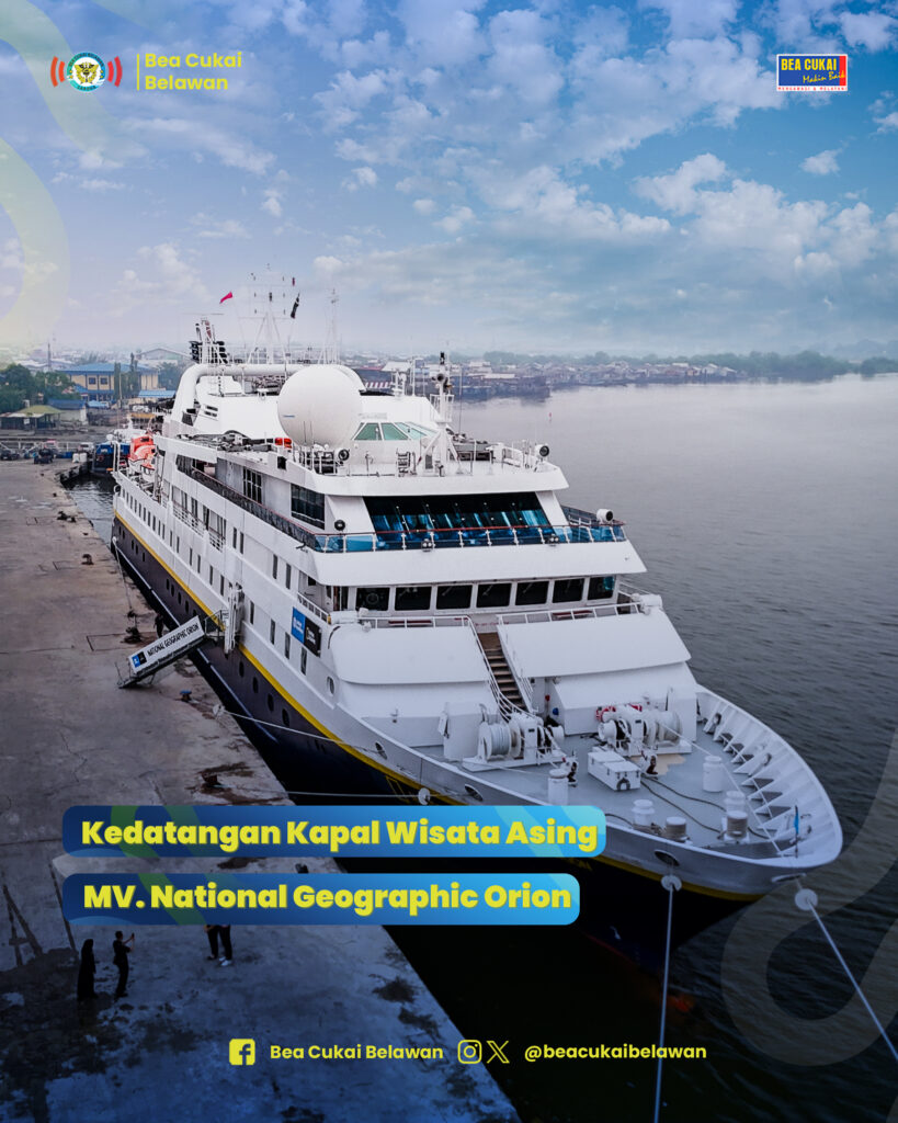 Kedatangan Kapal Wisata MV. National Geographic Orion